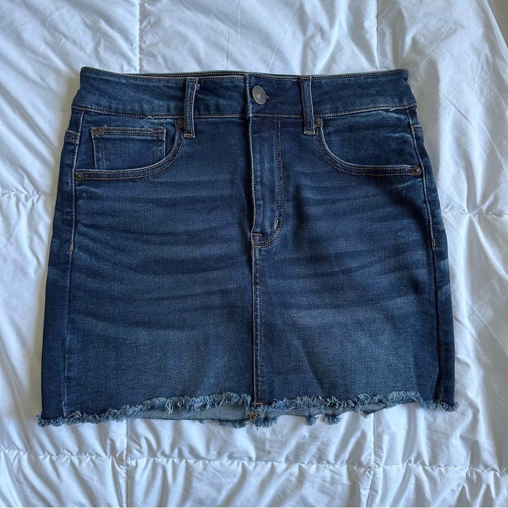 Denim Blue Skirt American Eagle size 8